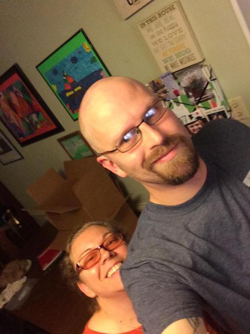 Paul Mathis' shaved head 2017